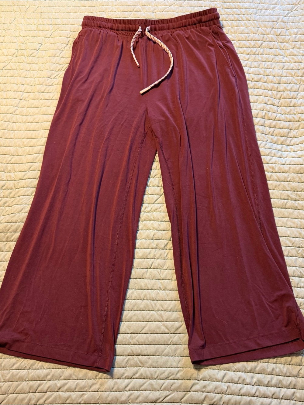 Cozy Earth Studio Cropped Wide Leg Pant